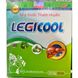 Mát gan giải độc LEGICOOL - Thải độc, thanh nhiệt cơ thể, hỗ trợ giảm mụn và nóng trong (hộp 20 ống siro)