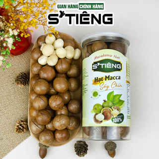 500Gr Hạt MACCA Sấy Chín Nứt Vỏ STIENG Giòn Ngon Chuẩn Vị