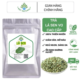 Trà Lá Sen non vo viên thượng hạng 100Gr - Giảm cân, hạ mỡ máu, ngủ ngon