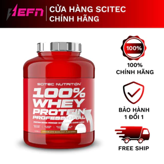 Whey Sữa Tăng Cơ Protein Professional Cho Người Tập Gym Scitec Nutrition 2350G