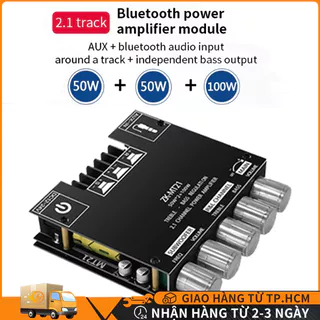 【Việt Nam gửi】Monqiqi Bảng mạch khuếch đại ZK-MT21 2.1 Kênh Bluetooth 5.0 Loa siêu trầm Âm thanh nổi