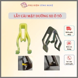 Lẫy cài mặt dưỡng, taplo xe ô tô