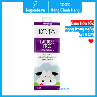 Sữa ít béo không lactose Koita 1L (cập nhật date mới nhất)