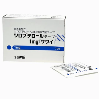 [Lẻ 7 miếng] Miếng dán hỗ trợ giảm ho Sawai 1mg cho bé từ 3 đến 9 tuổi - Hàng nội địa Nhật | Kan.Japan