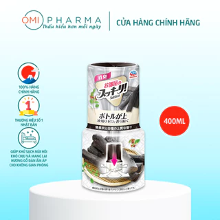 Hộp Làm Thơm Phòng Hakugen Earth Sukki-ri Hương Gỗ Đàn Hương Và Than Trắng Bichotan Nhật Bản 400ml