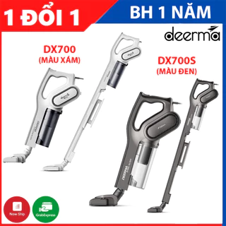 Máy Hút Bụi Deerma DX700/DX700S - Máy Hút Bụi Cầm Tay Công Suất 600W Công Nghệ Lốc Xoáy Cực Mạnh - BH 1 Năm