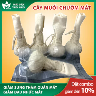 Cây Muối Chườm Mắt Thảo Dược Dành cho Mom Sau Sinh (Mắt sáng, giảm thâm quần mắt)