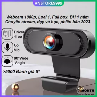 Webcam máy tính có mic full hd 1080p full box siêu nét dùng cho pc laptop