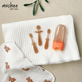 Bàn Chải Đánh Răng Cho Bé Silicone Mochee, Hỗ Trợ Massage Lợi- dodungmevabe1