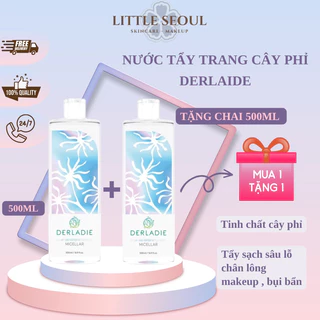 Nước Tẩy Trang Cây Phỉ  Derladie Cleansing Water Witch Hazel làm sạch, ngừa mụn trên da 500ml