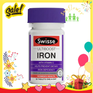 Viên bổ sung sắt Swisse Ultiboost Iron 30 viên Úc