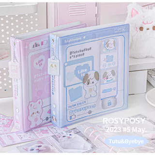 [Dreaming.Paste] Binder Tutu ByeBye chất liệu PVC/Binder A5 6 rings - Sổ lưu trữ album ảnh card bo góc anime