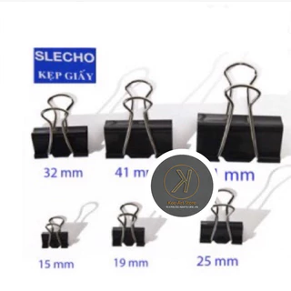 [Kee-art]Kẹp bướm đen 15mm 19mm 25mm 32mm 41mm 51mm kẹp giấy  Binder Clips - Double Clip