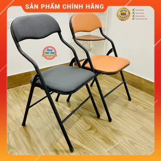 Ghế gập gấp gọn / bọc da khung sắt , ghế văn phòng