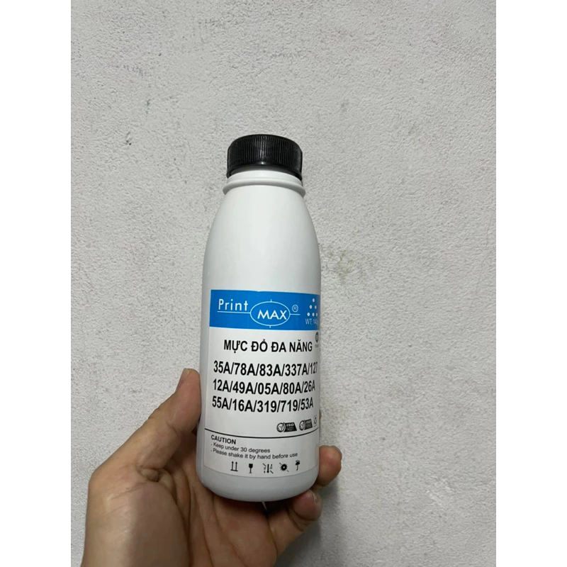 [TẶNG PHỄU] Combo 10 lọ mực đổ chuyên dụng 35A/85A nét, ít thải
