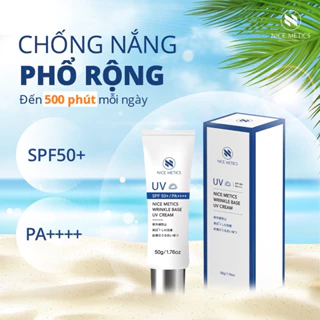 kem chống nắng vật lý nice metics dành cho mọi loại da(50g)