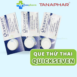 Que thử thai Quickseven 2 vạch chính xác - test thử thai hai vạch sớm nhanh hiệu quả tức thì