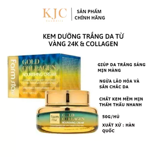 Kem dưỡng làm trắng da từ 24k & Collagen - FARMSTAY GOLD COLLAGEN NOURISHING CREAM