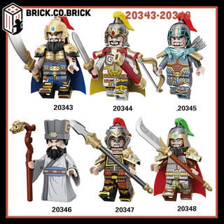 Mô hình Đồ chơi Lắp Ráp Nhân Vật Minifigures Tam Quốc Diễn Nghĩa Nhóm Viên Thiệu 20343-20348