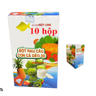 1 gói Bột Rau Câu Con Cá Dẻo Hiệp Long 10g (gói)