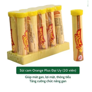 C Sủi vitamin Orange Plus Đại Uy hương cam - Tăng cường sức đề kháng, giảm mệt mỏi, giải độc cơ thể (Lọ 20 viên)