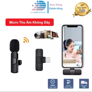 Micro Thu Âm Không Dây K9 Pro, Khử Tiếng Ồn, Nhỏ Gọn, Cài Áo Chính Hãng DL Tech