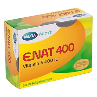 Enat 400 – Bổ Sung Vitamin E (30 viên/ hộp, 3 vỉ x 10 viên)