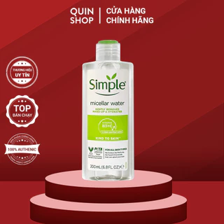 Nước Tẩy Trang Cho Mọi Loại Da Simple Micellar Water