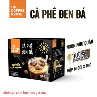 (HSD: 11.04.2025) Combo 2 Hộp Cà phê đen đá The Coffee House, Gu Đậm mạnh mẽ- Hộp 14 gói x 16g