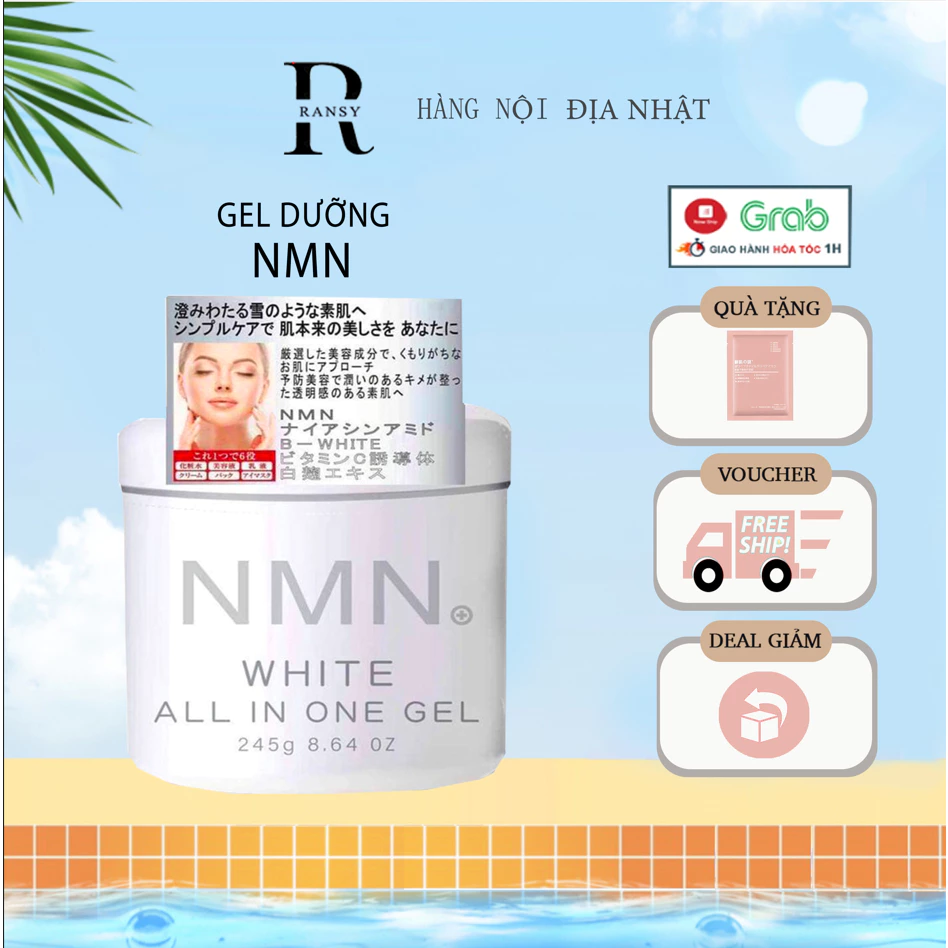 Kem dưỡng NMN trắng da chống lão hóa (gel dưỡng NMN white all in one)dưỡng da nâng cơ giảm nếp nhăn