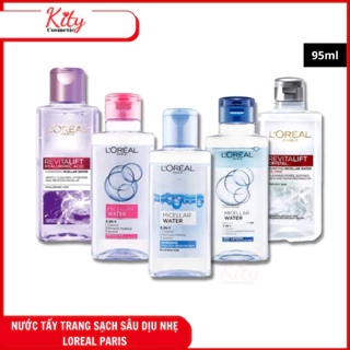 Nước tẩy trang cho mọi loại da L'Oreal Paris 3-in-1 Micellar Water 95ml