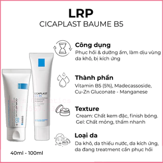 Kem dưỡng LRP Baume B5 nội địa Pháp (Bill ảnh phải)