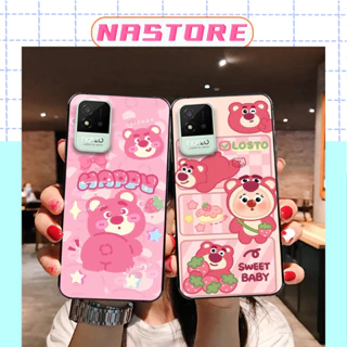 Ốp lưng Realme Narzo 50i / Narzo 50a prime / Norza 30a gấu dâu Lotso cute giá rẻ mới nhất cực đẹp