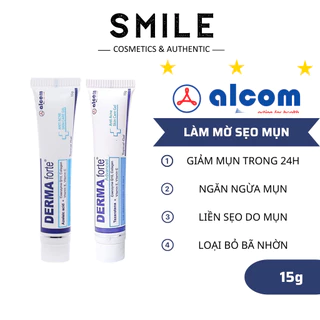 Kem giảm mụn Derma Forte Gel Giúp Giảm Mụn Trứng Cá, Ngừa Thâm, Mờ Sẹo, Dưỡng Da, Advanced 15g