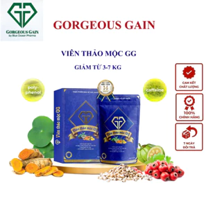 Viên Thảo Mộc GG Gorgeous Gain Phân Giải Mỡ,Hỗ Trợ Kiểm Soát Cân Nặng An Toàn Hiệu quả với cả Người Thừa Cân Lâu Năm