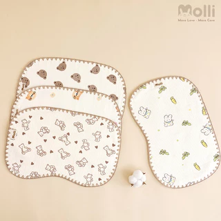 Gối xô 6 lớp Molli cho bé sơ sinh mềm mịn.