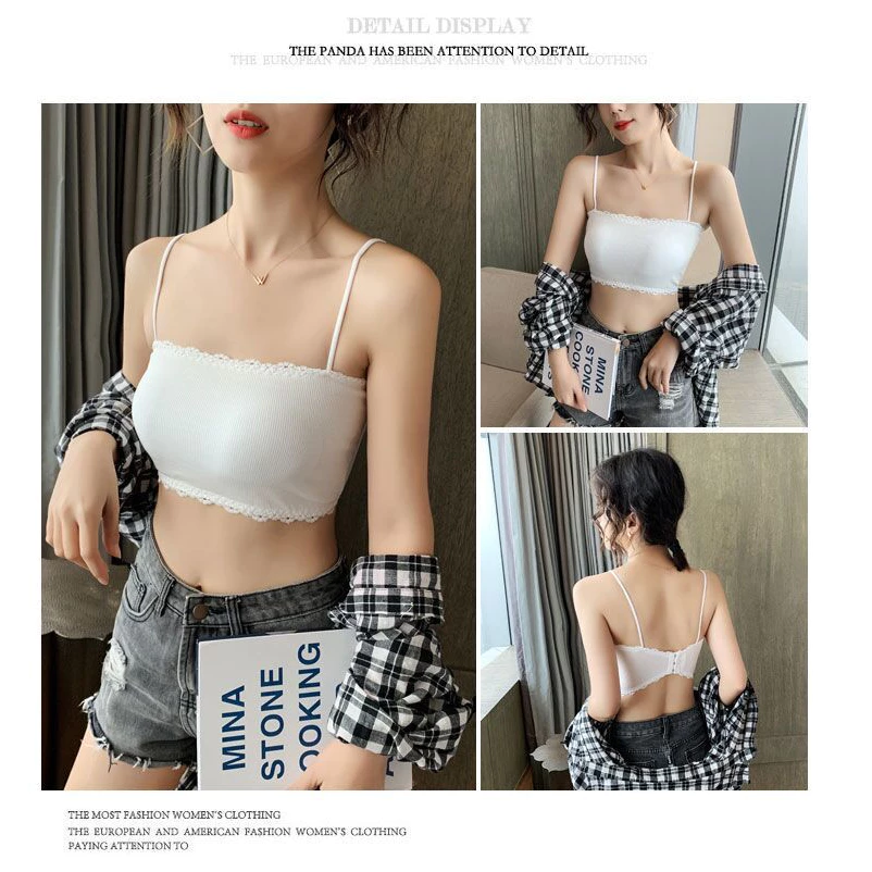 Áo Lót Nữ ❤️FREESHIP❤️ Áo bra gân tăm viền ren ôm nâng ngực sexy điệu đà - Bra 8832