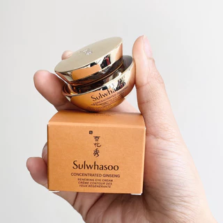 Kem mắt nhân sâm SULWHASOO mini 5ml fullbox/ tuýp 3ml unbox