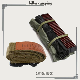 Dây ràng đồ, dây đai buộc đồ có khóa nhựa điều chỉnh độ dài, dây cột vali balo dã ngoại cắm trại BB9993- Billba Camping