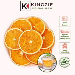 Cam Vàng Thái Lát Sấy Khô KINGZIE Loại 1, Trà Detox Giảm Cân, Dưỡng Nhan 100g