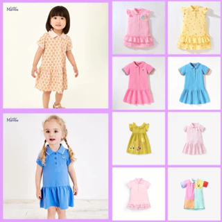 Váy polo bé gái Little Maven váy cotton hè chất thun mềm mịn PLLM4568