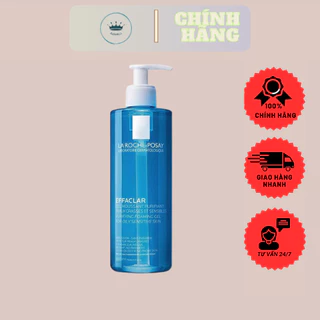 Gel rửa mặt tạo bọt làm sạch & giảm nhờn cho da dầu nhạy cảm La Roche-Posay Effaclar Purifying Foaming Gel (400ml)