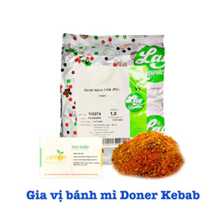 [100g-500g] Gia vị ướp thịt Doner Kebab làm Bánh mì Thổ Nhĩ Kỳ