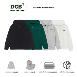 Áo Khoác Local Brand - Jacket Hoodie Zip Dragonbyboi Basic s22