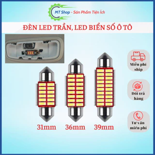 Đèn led trần xe ô tô 31 - 36 - 39mm