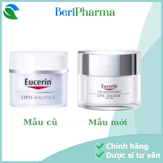 Eucerin Kem Dưỡng Ẩm Cho Da Khô Và Nhạy Cảm Lipo Balance 50ml