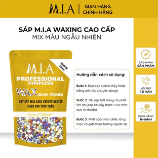 100gr Sáp Wax Lông Cao Cấp Mix Màu Ngẫu Nhiên MIA waxing wax tay chân, nách