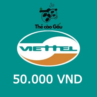 Thẻ Viettel 50k