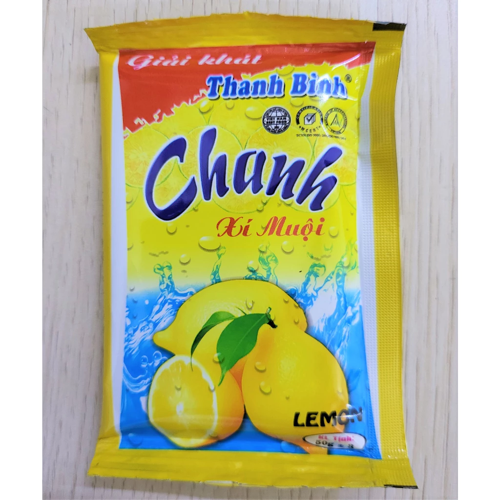 (gói 50g) CHANH XÍ MUỘI (thức uống giải khát) THANH BÌNH Apricot Lemon