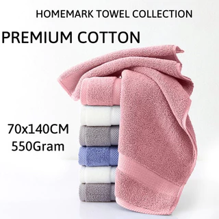 Khăn tắm cotton cao cấp 70x140cm | 50x100cm | 40x65cm dày mịn, siêu thấm nước, không phai màu - Homemark KT01